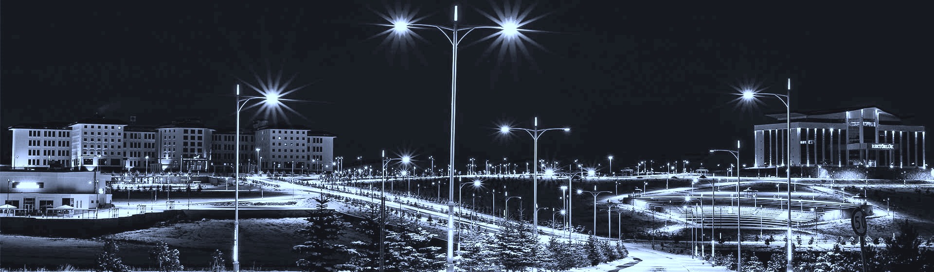 Ardahan Üniversitesi Gece Görünümü